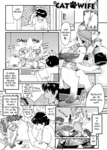 Rating: Safe Score: 0 Tags: animal_noises anthro apron aquatic biped black_hair black_text blush bodily_fluids borderless_panel bowl butt chopsticks clock clothed clothing collar comic compliment container cooking cooking_pot dark_hair detailed_background dialogue dialogue_outside_panel digitigrade domestic_cat duo e621 eight_frame_image english_text excited eyebrow_through_hair eyebrows felid feline felis female fish furniture greyscale hair headgear headkerchief headwear heart_symbol holding_chopsticks holding_object human inside interrobang kemonono kerchief kitchen leaning leaning_forward looking_at_another looking_back male mammal momo_(nekowife) monochrome morning multi-word_onomatopoeia nekowife newspaper object_shot onomatopoeia open_mouth outside_panel overlay_layer panel_overlap panicking prehensile_tail repeated_dialogue repeated_text romantic romantic_couple semi-anthro shirt short_hair sound_effects standing steam stirring sweat sweatdrop t-shirt table tail text thick_eyebrows topwear translucent translucent_hair wide_crotch User: bunchy7s