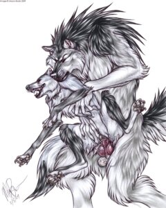 Rating: Explicit Score: 0 Tags: 2009 animal anthro anthro_bestiality canine canine_penis closed_eyes female feral interspecies knot male mammal mayra_boyle penis rule34 silverfoxwolf size_difference sketch straight whitepawz wolf User: bunchy7s
