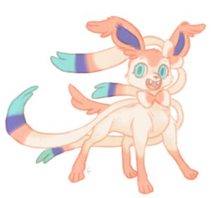 Rating: Safe Score: 0 Tags: ambiguous_gender digitigrade e621 eeveelution feral fur generation_6_pokemon nintendo open_mouth phantomsub pokemon pokemon_(species) quadruped ribbons simple_background solo standing sylveon tail User: bunchy7s