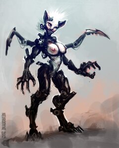 Rating: Explicit Score: 0 Tags: 2012 4:5 4_artificial_limbs anthro biped blade breasts claws cybernetic_attachment cybernetics cyborg dark e621 felid female flesh hybrid looking_at_viewer machine mammal neurodyne nightmare_fuel nipples nude prosthetic prosthetic_arm prosthetic_leg prosthetic_limb robotic simple_background solo standing stare teeth toe_claws weapon User: bunchy7s