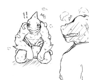 Rating: Explicit Score: 0 Tags: ambiguous_gender ambiguous_on_anthro anthro anthro_on_feral aquatic bestiality blush caught_in_the_act cnidarian crocodile crocodilian duo e621 exclamation_point feral fish jellyfish kneeling low_res male male/ambiguous male_on_feral medusozoan monochrome nude okaio reptile scalie shark sketch User: bunchy7s