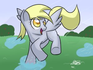 Rating: Safe Score: 0 Tags: 4:3 cutie_mark derpy_hooves_(mlp) detailed_background e621 echowolf800 equid equine feathered_wings feathers female feral friendship_is_magic grey_body grey_feathers hair hasbro mammal my_little_pony mythological_creature mythological_equine mythology pegasus plant puddle quadruped shrub solo tail toony water wings User: bunchy7s