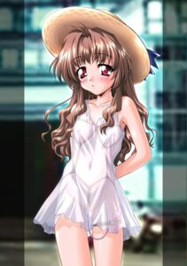 Rating: Explicit Score: 0 Tags: 1girls blush brown_hair female hands_behind_back hat looking_at_viewer morino_ichigo onegai_teacher red_eyes rule34 sheer_dress shibari_under_clothes solo tagme vibrator_under_clothes User: bunchy7s