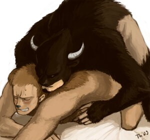Rating: Explicit Score: 0 Tags: anthro anthro_penetrating anthro_penetrating_human bed biped blush bovid bovine cattle comic dalton_(one_piece) deer duo e621 furniture human human_on_anthro human_penetrated hybrid interspecies male male/male male_penetrated male_penetrating male_penetrating_male mammal muscular new_world_deer on_bed one_piece penetration reindeer sex tench tony_tony_chopper tony_tony_chopper_(heavy_point_form) what_has_science_done User: bunchy7s