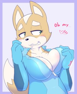 Rating: Questionable Score: 0 Tags: 2014 acstlu anthro blush bodysuit breast_fondling breast_play breasts canid canine clothed clothing cosplay crossgender crossover crossover_cosplay e621 female fondling fox fox_mccloud fur green_eyes hand_on_breast heart_symbol hi_res holding_breast mammal metroid mtf_crossgender nintendo skinsuit solo star_fox tan_body tan_fur tight_clothing white_body white_fur zero_suit zerosuit_fox User: bunchy7s