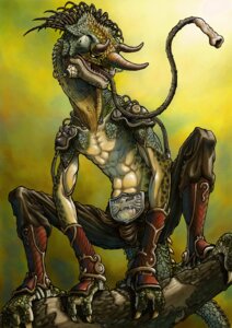 Rating: Safe Score: 0 Tags: akio_(artist) alternative_fashion chameleon crotch_plate crouching e621 jackson's_chameleon lizard male plant reptile scalie solo steampunk tail tongue tree what_has_science_done wood User: bunchy7s