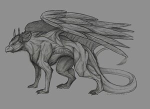 Rating: Safe Score: 0 Tags: 2012 ambiguous_gender avian beak claws e621 feathered_wings feathers feral fur graphite_(artwork) grey_background gryphon hi_res horn leatificat monochrome mythological_avian mythological_creature mythology simple_background sketch solo tail tail_tuft traditional_media_(artwork) tuft wings User: bunchy7s