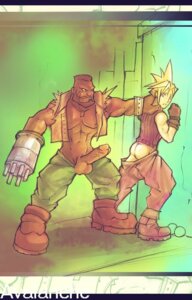 Rating: Explicit Score: 0 Tags: ass avalanche_(artist) barret_wallace boner clothes cloud_strife color dark-skinned_male dark_skin erection final_fantasy final_fantasy_vii gay human human_male light-skinned_male light_skin male male/male male_only multiple_males muscles penis rule34 yaoi User: bunchy7s