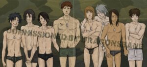 Rating: Explicit Score: 0 Tags: 6+boys 8boys bandage gay gekkou_hayate hagane_kotetsu hair_over_one_eye hatake_kakashi izumo_kamizuki kakashi_hatake kamizuki_izumo kotetsu_hagane male male_only multiple_boys multiple_males namiashi_raidou naruto naruto_(series) necklace no_sex paheal penis rule34 scar shiranui_genma standing topless topless_anthro umino_iruka underwear underwear_only yamato_(naruto) yaoi User: bunchy7s