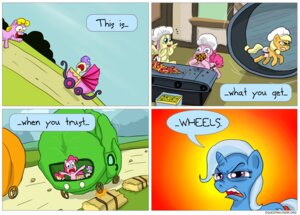 Rating: Safe Score: 0 Tags: apple_bloom_(mlp) applejack_(mlp) cherry clothing comic conveyor_belt cutie_mark_crusaders_(mlp) detailed_background dialogue e621 earth_pony eating english_text equid equine fadri feathered_wings feathers female feral fluttershy_(mlp) food friendship_is_magic fruit hasbro hat headgear headwear horn horse humor mammal my_little_pony mythological_creature mythological_equine mythology pegasus pinkie_pie_(mlp) plant pony quadruped scootaloo_(mlp) shocked speech_bubble sweetie_belle_(mlp) tail talking_to_viewer text trixie_(mlp) unicorn wheel wings yellow_body yellow_feathers young young_feral User: bunchy7s