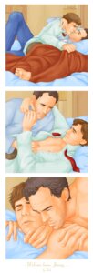 Rating: Questionable Score: 0 Tags: actor bed caucasian caucasian_male celebrity gregory_house house_(series) hugh_laurie in_character james_wilson kissing male male_only men_kissing pillow robert_sean_leonard rule34 sheet sheet_grab tsuki_(artist) User: bunchy7s