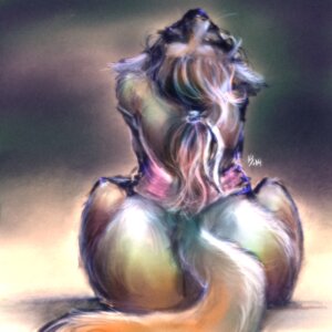 Rating: Safe Score: 0 Tags: 1:1 2014 abstract_background anthro biped bottomless butt canid canine clothed clothing digital_media_(artwork) digital_painting_(artwork) dlost e621 female hair hi_res impressionism looking_up mammal painting_(artwork) ponytail rear_view shirt simple_background sitting solo topwear wide_hips User: bunchy7s Rating: Safe Score: 0 Tags: 1:1 2014 abstract_background anthro biped bottomless butt canid canine clothed clothing digital_media_(artwork) digital_painting_(artwork) dlost e621 female hair hi_res impressionism looking_up mammal painting_(artwork) ponytail rear_view shirt simple_background sitting solo topwear wide_hips User: bunchy7s