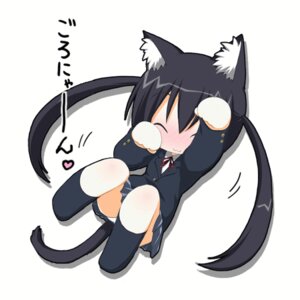 Rating: Safe Score: 0 Tags: 1:1 2d_animation :3 animal_humanoid animated animated_gif azusa_nakano black_hair blush bottomwear cat_humanoid chibi clothed clothing e621 eyes_closed felid felid_humanoid feline feline_humanoid female footwear fully_clothed hair humanoid k-on! kohinata_sora legwear low_res mammal mammal_humanoid panties paw_pose pigtails pose school_uniform short_playtime skirt smile socks solo tail tongue underwear uniform User: bunchy7s