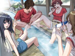 Rating: Explicit Score: 0 Tags: 1boy 2009 3girls balls barefoot belt blue_eyes blue_skirt blush bottomless breasts brown_hair cellphone cellphone_camera censored cleavage clothed_female_nude_male crying cum cumming dangling_balls dangling_testicles denim_shorts denim_skirt ejaculation erection eri_(character) feet female femdom footjob happy hazel_eyes hot_water jean_shorts jean_skirt kimi_no_chin_chin_shamerasete_konyoku_onsen_hen kneepits koube_an legs legs_in_air long_hair male mosaic_censoring mountain mountains multiple_females multiple_footjob multiple_girls onsen open_mouth orgasm original penis phone photographic_proof rule34 s-soft sad short_hair shorts sitting skirt smile squatting steam straight t-shirt tears testicles trees v water User: bunchy7s