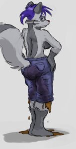 Rating: Explicit Score: 0 Tags: 2007 accident anthro barefoot biped blue_bottomwear blue_clothing blue_eyes blue_hair blue_shorts bottomwear breasts clothed clothing digital_media_(artwork) e621 feces feces_blowout feces_bulge feces_drip feces_under_clothing feet female fur furgonomic_bottomwear furgonomics gloves_(marking) grey_body grey_breasts grey_ears grey_feet grey_fur grey_tail hair hands_on_hips leg_markings looking_at_viewer looking_back lus mammal markings mephitid monotone_bottomwear monotone_breasts monotone_clothing monotone_hair monotone_shorts plantigrade pooping scatplay short_hair shorts side_boob simple_background skunk snout socks_(marking) soiling soiling_bottomwear soiling_shorts solo standing tail tail_button_bottoms tail_clothing topless uhoh what white_background zombiecat User: bunchy7s