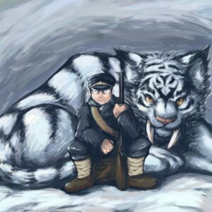 Rating: Safe Score: 0 Tags: 1:1 duo e621 eyewear fangs felid feral glasses gun holding_gun holding_object holding_ranged_weapon holding_weapon human male male_human mammal military nekouri pantherine prehistoric_species ranged_weapon saber-toothed_tiger simple_background tail teeth tiger weapon User: bunchy7s