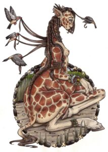 Rating: Questionable Score: 0 Tags: animal_print areola attendants avian beak bird bloodhound_omega border braided_hair braiding conditional_dnp e621 feathered_wings feathers female feral finch furgonomics giraffe giraffe_print giraffid giraffid_taur group hair hooves horn humanoid_face long_neck mammal mammal_taur nipples nude oscine ossicone passerine personal_grooming shaded signature simple_background sitting social_grooming soft_shading solo_focus styling_hair tail tail_feathers taur traditional_media_(artwork) white_background white_border wings zebra_finch User: bunchy7s