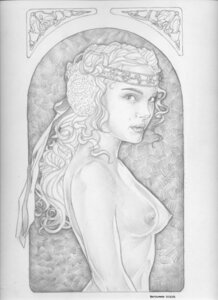 Rating: Explicit Score: 0 Tags: 1girls 2006 areolae artist_request attack_of_the_clones black_and_white breasts curly_hair dated english_text female female_only headwear human human_only long_hair looking_at_viewer medium_breasts mole natalie_portman nipples nude padme_amidala rule34 signature solo solo_female star_wars text topless uncensored User: bunchy7s