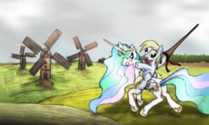 Rating: Safe Score: 0 Tags: 5:3 angry blonde_hair crown cutie_mark derp_eyes derpy_hooves_(mlp) detailed_background don_quixote duo e621 equid equine feathered_wings feathers female feral friendship_is_magic hair hasbro headgear horn jousting_lance mammal multicolored_hair my_little_pony mythological_creature mythological_equine mythology parody pegasus pink_eyes princess princess_celestia_(mlp) rainbow_hair riding royalty straddling tail toony unknown_artist weapon windmill winged_unicorn wings yellow_eyes User: bunchy7s