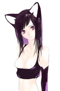 Rating: Questionable Score: 0 Tags: 1girls animal_ears bare_shoulders black_hair breasts brown_eyes camisole cat_ears elbow_gloves female gloves long_hair nipple_slip nipples original rule34 solo tank_top User: bunchy7s