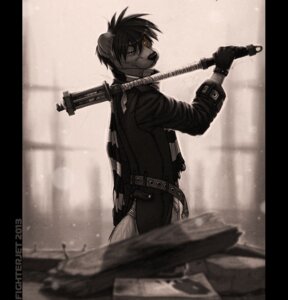 Rating: Safe Score: 0 Tags: 2013 anthro belt biped book building clothed clothing club_(weapon) coat e621 eye_socket fighterjet gloves greyscale hair handwear looking_at_viewer male mammal melee_weapon monochrome mustelid musteline post-apocalyptic rubble ruins scarf solo standing tail topwear true_musteline weapon weasel User: bunchy7s Rating: Safe Score: 0 Tags: 2013 anthro belt biped book building clothed clothing club_(weapon) coat e621 eye_socket fighterjet gloves greyscale hair handwear looking_at_viewer male mammal melee_weapon monochrome mustelid musteline post-apocalyptic rubble ruins scarf solo standing tail topwear true_musteline weapon weasel User: bunchy7s