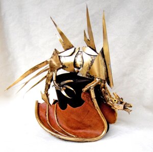 Rating: Safe Score: 0 Tags: alternative_fashion ambiguous_gender clothing dragon e621 grandfathered_content handmade hat headgear headwear leather membrane_(anatomy) membranous_wings metal mythological_creature mythological_scalie mythology photography_(artwork) real scalie sculpture sculpture_(artwork) simple_background solo steampunk tinytophats traditional_media_(artwork) white_background wings User: bunchy7s