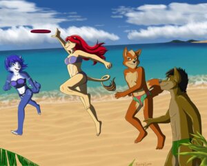 Rating: Safe Score: 0 Tags: 5:4 anthro beach bikini blue_body blue_fur blue_hair breasts canid canine canis clothed clothing cloud detailed_background e621 eddie_santiago felid female fox fox_mccloud frisbee fur fuzzycoma group hair krystal_(star_fox) lion lucy_martinez male mammal markings navel nintendo outside pantherine red_hair sand seaside skimpy sky sonichomeboy_(copyright) star_fox swimwear tail tight_clothing two-piece_swimsuit white_body white_fur wolf User: bunchy7s