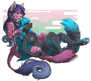 Rating: Explicit Score: 0 Tags: 2013 anthro black_body black_fur blue_hair blue_nipples breasts citrinelle duo e621 eyes_closed felid female female/female fur genitals hair hair_grab hooves mammal markings melody_(lilkittenalice) mole_(marking) nipples nude pantherine pink_body pink_fur striped_body striped_fur stripes tiger touching_hair vulva whiskers User: bunchy7s