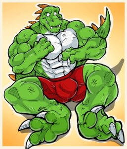 Rating: Explicit Score: 0 Tags: 2013 3_toes abs anthro arody athletic biceps big_muscles bigdino biped bottomwear bulge claws clothed clothing dinosaur e621 fangs feet flexing foot_focus green_body green_skin hi_res horn lizard male muscular muscular_anthro muscular_male orange_background pecs pose prehistoric_species reptile saurischian scales scalie shorts simple_background sitting solo spread_legs spreading tail teeth theropod toe_claws toes topless white_body white_skin User: bunchy7s