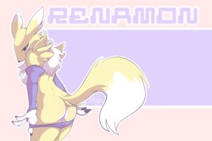 Rating: Questionable Score: 0 Tags: 2010 anthro bandai_namco black_nose black_sclera blue_eyes breasts butt canid canine chest_tuft claws clothing clothing_pull digimon digimon_(species) e621 facial_markings female fluffy fluffy_tail fur gloves half-closed_eyes handwear head_markings looking_back mammal markings mingchee narrowed_eyes nipples panties panty_pull renamon side_boob solo tail tuft underwear underwear_pull wallpaper white_body white_fur yellow_body yellow_fur User: bunchy7s