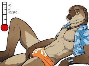 Rating: Questionable Score: 0 Tags: 4:3 amber_eyes anthro barbell_piercing bulge clock clothed clothing e621 ear_piercing ear_ring eyebrow_barbell eyebrow_piercing facial_piercing fur jewelry kiva_(tsaiwolf) looking_at_viewer male mammal multiple_piercings muscular muscular_anthro muscular_male mustelid navel navel_piercing neck_muscles necklace open_clothing open_shirt open_topwear orange_clothing orange_speedo orange_swimwear otter pecs piercing pose ring_piercing scientific_instrument shirt solo speedo swimwear tail thermometer topwear tsaiwolf watch weather_instrument wristwatch yellow_eyes User: bunchy7s