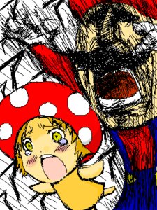 Rating: Safe Score: 0 Tags: 3:4 digital_media_(artwork) duo e621 elemental_creature elemental_humanoid facial_hair fungi_fauna fungi_humanoid fungus human humanoid low_res male male_human mammal mario mario_bros mushroom mushroom_cap mustache nintendo not_furry oekaki parody toad_(mario) unknown_artist User: bunchy7s