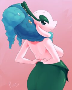 Rating: Questionable Score: 0 Tags: 4:5 blue_flower_florges breasts clothed clothing e621 female florges generation_6_pokemon looking_at_viewer looking_back nintendo nipples not_furry pienji pokemon pokemon_(species) side_boob smile solo topless undressing User: bunchy7s