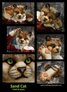 Rating: Safe Score: 0 Tags: clothing costume domestic_cat e621 felid feline felis fursuit gesture grandfathered_content hi_res jacket male mammal real salute solo stuffed_panda_studios text topwear url waving User: bunchy7s
