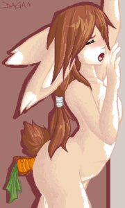 Rating: Explicit Score: 0 Tags: 3:5 anal anal_masturbation anal_penetration anthro blush carrot carrot_dildo digital_media_(artwork) e621 female food food_fetish food_insertion food_play improvised_dildo improvised_sex_toy lagomorph low_res mammal masturbation oekaki penetration plant sex_toy sobegrrl solo toying_self vegetable User: bunchy7s