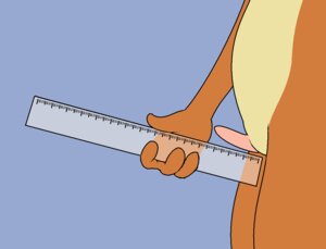Rating: Explicit Score: 0 Tags: 4_fingers andromorph anthro bandai_namco blue_background clitoris darkdoomer digimon digimon_(species) e621 enlarged_clitoral_glans fingers genitals intersex patachu patamon ruler simple_background solo vulva User: bunchy7s