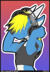 Rating: Safe Score: 0 Tags: 2007 akg anthro border clothed clothing e621 electronics gradient_background headphones looking_back male outline scalie shiuk simple_background smile solo User: bunchy7s