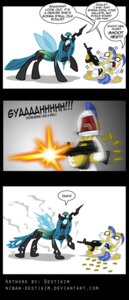 Rating: Safe Score: 0 Tags: arthropod changeling_(mlp) comic crown dialogue digital_media_(artwork) e621 english_text equid equine female feral friendship_is_magic group gun hasbro headgear hi_res hole_(anatomy) horn horse humor insect_wings male mammal my_little_pony niban-destikim panicking pony quadruped queen_chrysalis_(mlp) ranged_weapon rifle royal_guard_(mlp) shooting tail text url weapon wings User: bunchy7s Rating: Safe Score: 0 Tags: arthropod changeling_(mlp) comic crown dialogue digital_media_(artwork) e621 english_text equid equine female feral friendship_is_magic group gun hasbro headgear hi_res hole_(anatomy) horn horse humor insect_wings male mammal my_little_pony niban-destikim panicking pony quadruped queen_chrysalis_(mlp) ranged_weapon rifle royal_guard_(mlp) shooting tail text url weapon wings User: bunchy7s