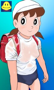 Rating: Explicit Score: 0 Tags: 1girls backpack black_eyes bloomers breasts brown_hair buruma doraemon female human light-skinned_female light_skin pigtails rule34 shirt shizuka_minamoto short_hair solo umanosuke_the_world wet User: bunchy7s