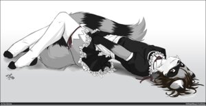 Rating: Questionable Score: 0 Tags: anthro biped clothed clothing crossdressing e621 femboy footwear indycoone legwear looking_at_viewer lying maid_uniform male mammal pinup pose procyonid raccoon socks solo stirrup_socks tail tehstupidbug uniform User: bunchy7s
