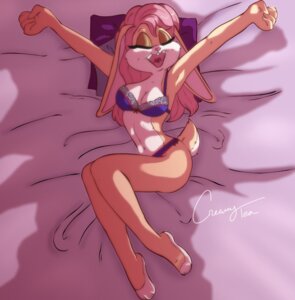 Rating: Questionable Score: 0 Tags: anthro bra clothed clothing creamytea e621 eyes_closed female lagomorph leporid mammal open_mouth panties rabbit skimpy solo stretching underwear yawn User: bunchy7s