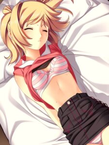 Rating: Explicit Score: 0 Tags: arms_behind arms_behind_back bed bow_bra bra closed_eyes female lingerie lying miniskirt on_back panties pink_bra pink_panties rule34 shirt_lift skirt skirt_lift striped striped_bra striped_panties underwear User: bunchy7s