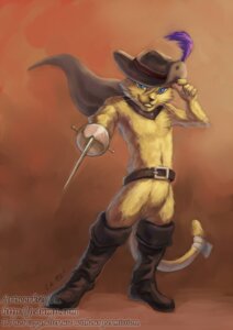 Rating: Safe Score: 0 Tags: 2012 anthro belt blue_eyes boots cape clothing distracting_watermark domestic_cat dreamworks e621 felid feline felis footwear hat headgear headwear jc_(artist) looking_at_viewer loose_feather male mammal puss_in_boots_(dreamworks) puss_in_boots_(franchise) shoes shrek_(series) smile solo tail watermark whiskers User: bunchy7s Rating: Safe Score: 0 Tags: 2012 anthro belt blue_eyes boots cape clothing distracting_watermark domestic_cat dreamworks e621 felid feline felis footwear hat headgear headwear jc_(artist) looking_at_viewer loose_feather male mammal puss_in_boots_(dreamworks) puss_in_boots_(franchise) shoes shrek_(series) smile solo tail watermark whiskers User: bunchy7s