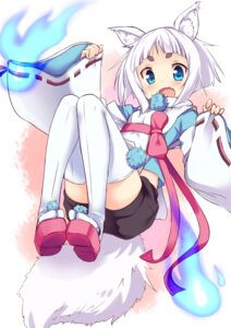 Rating: Safe Score: 0 Tags: animal_humanoid asian_clothing blue_eyes blush canid canid_humanoid canine canine_humanoid clothing e621 east_asian_clothing fangs female fox fox_humanoid fox_tail grey_hair hair humanoid japanese_clothing kariginu kon_(tokyo_ravens) legwear looking_at_viewer mammal mammal_humanoid mokoke open_mouth short_hair solo teeth thigh_highs tokyo_ravens white_hair User: bunchy7s