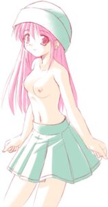 Rating: Explicit Score: 0 Tags: breasts copyright_request female hat nipples pink_hair rule34 skirt topless User: bunchy7s