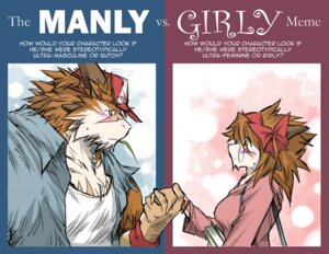 Rating: Safe Score: 0 Tags: 2010 accessory anthro bow_(feature) bow_accessory bow_ribbon breasts comparison contrast digital_media_(artwork) dragon dual_persona duality duo e621 english_text eye_contact female fur furred_dragon furred_scalie hair_accessory hair_bow hair_ribbon half-length_portrait hand_holding horn kokuhane_(character) kokukokuboo looking_at_another male manly medium_breasts meme mythological_creature mythological_scalie mythology non-mammal_breasts portrait ribbons scalie split_screen square_crossover stereotype text unavailable_at_source User: bunchy7s