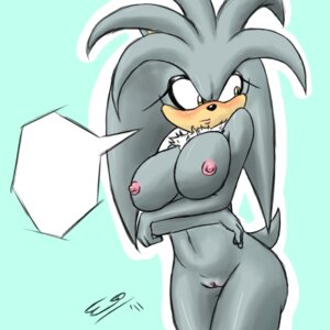 Rating: Explicit Score: 0 Tags: 1:1 2011 anthro big_breasts blush breasts crossed_arms crossgender dialogue e621 empty_speech_bubble eulipotyphlan female genitals hedgehog mammal mtf_crossgender nipples pherociouseso sega silver_the_hedgehog solo sonic_the_hedgehog_(series) speech_bubble text vulva yellow_eyes User: bunchy7s