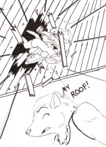Rating: Safe Score: 0 Tags: anthro chemrat e621 falling female fight gnoll gnollbard group hi_res hyena itcamefrom4chan male mammal murid murine nurse_verity rat rodent rooftop spotted_hyena tail User: bunchy7s