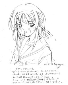 Rating: Explicit Score: 0 Tags: 2010 black_and_white clothing cum facial female female_only human koucha_(silver_spoon) monochrome rule34 solo suzumiya_haruhi suzumiya_haruhi_no_yuuutsu tongue translation_request User: bunchy7s
