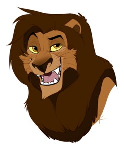 Rating: Safe Score: 0 Tags: 2012 brown_hair brown_nose e621 felid feral fur hair headshot_portrait knon lion looking_at_viewer male mammal mane open_mouth open_smile orange_body orange_fur pantherine portrait simple_background smile solo tan_body tan_fur tongue toony whiskers white_background yellow_sclera User: bunchy7s